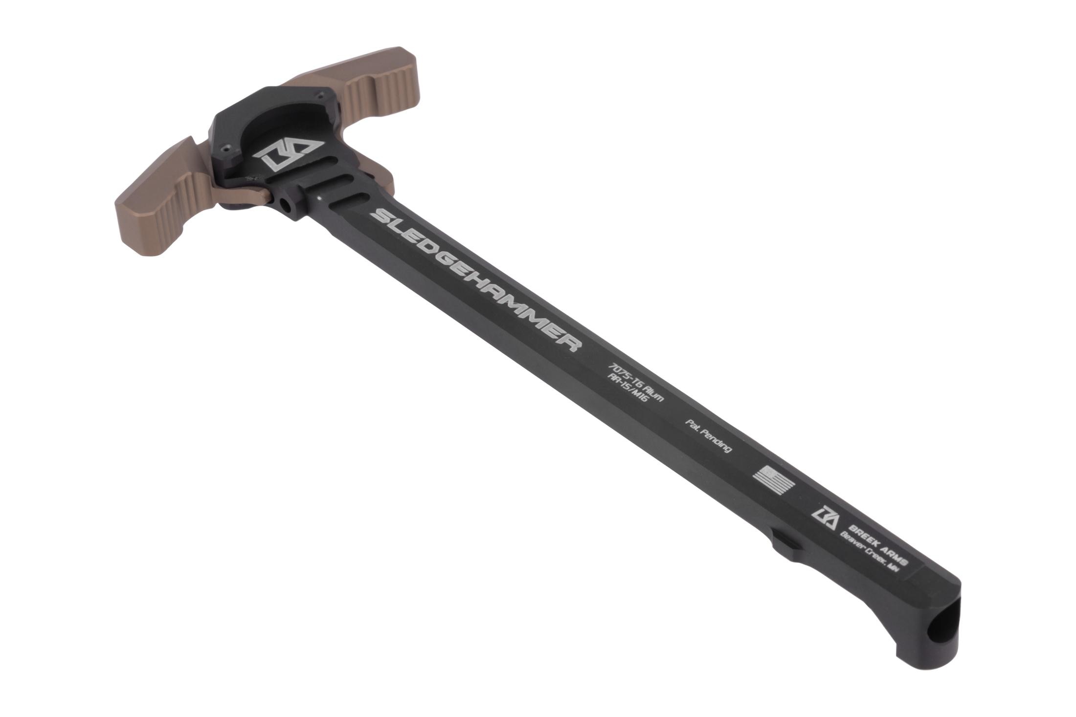 Breek Arms Sledgehammer AR-15 Ambidextrous Charging Handle - Flat Dark Earth